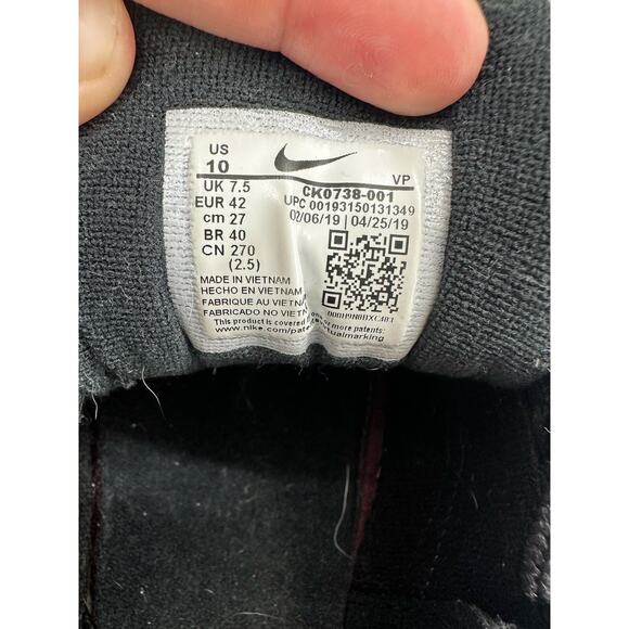 Nike Air Max 97 Shoes Womens Size 10 Black Multi Color Stitching CK0738-001 - Picture 3 of 11